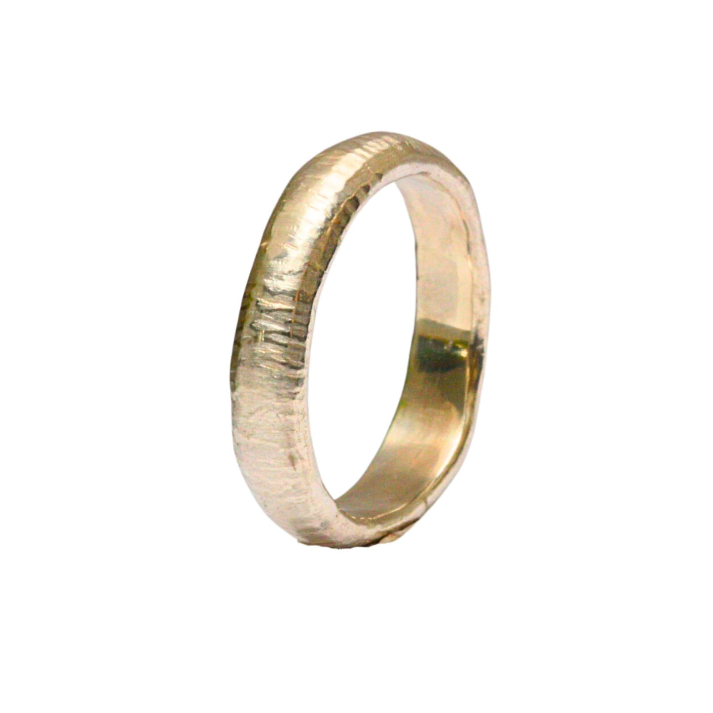 Inspired by the ocean, drift wedding ring in recycled gold.