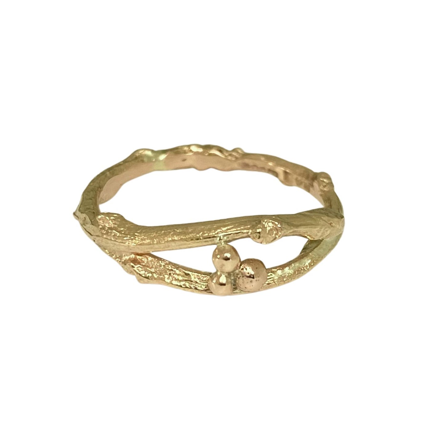 Woodland Twig Ring, Twig Wedding Band