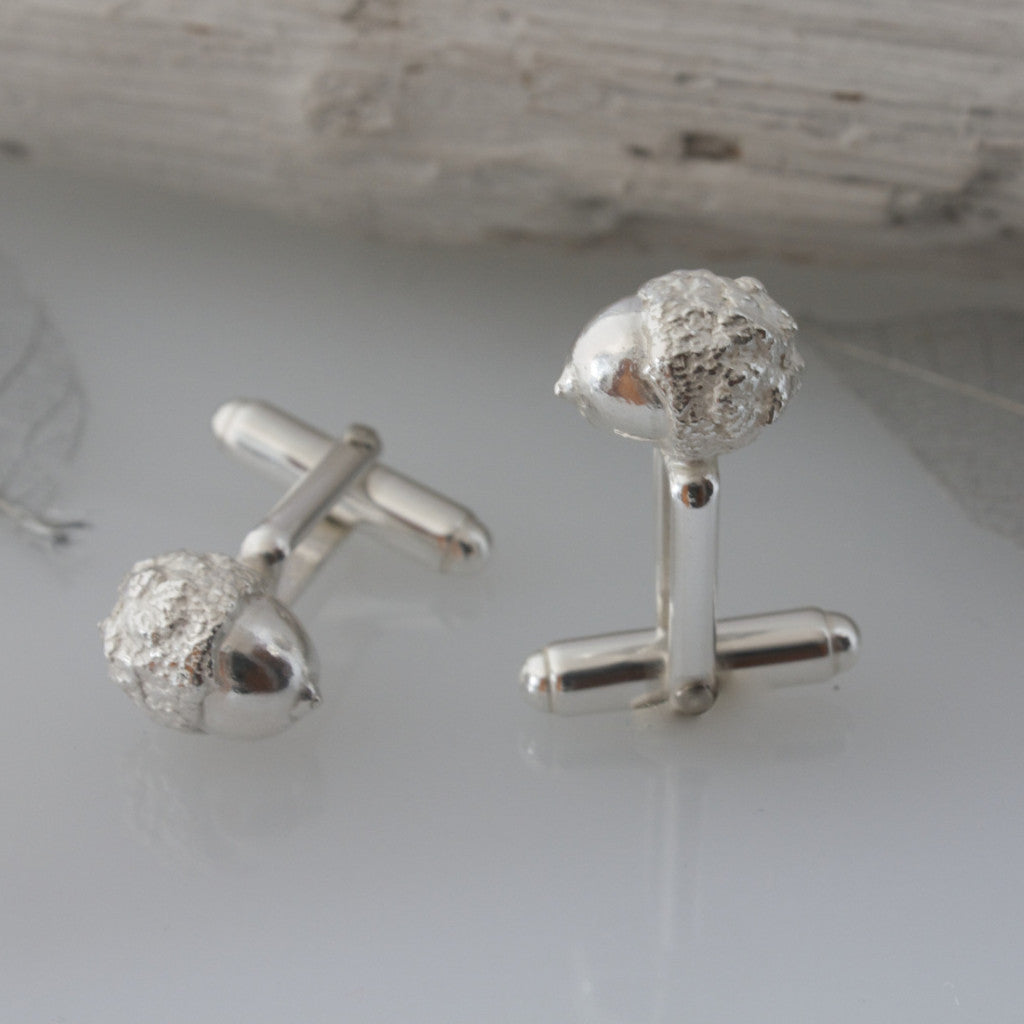 Silver Acorn Cufflinks