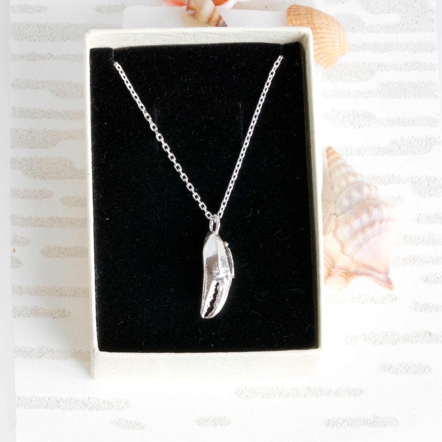 Crab Claw Necklace, Cancer Zodiac Sign Necklace