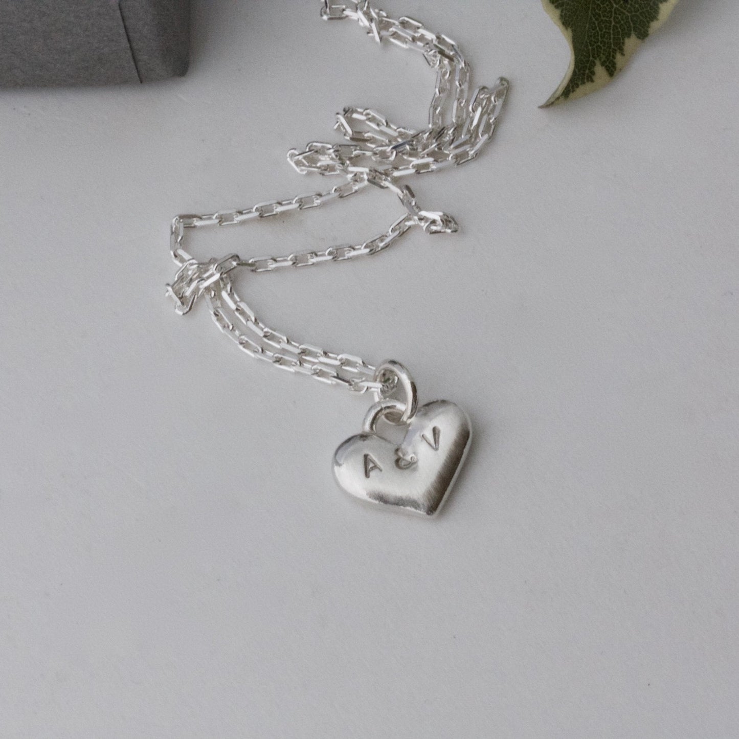 Silver Love Heart Necklace