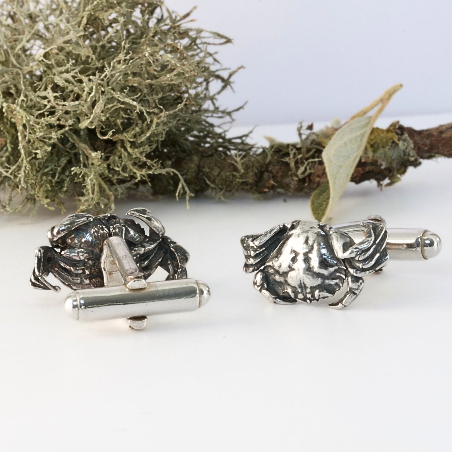 fathers day gift, crab cufflinks