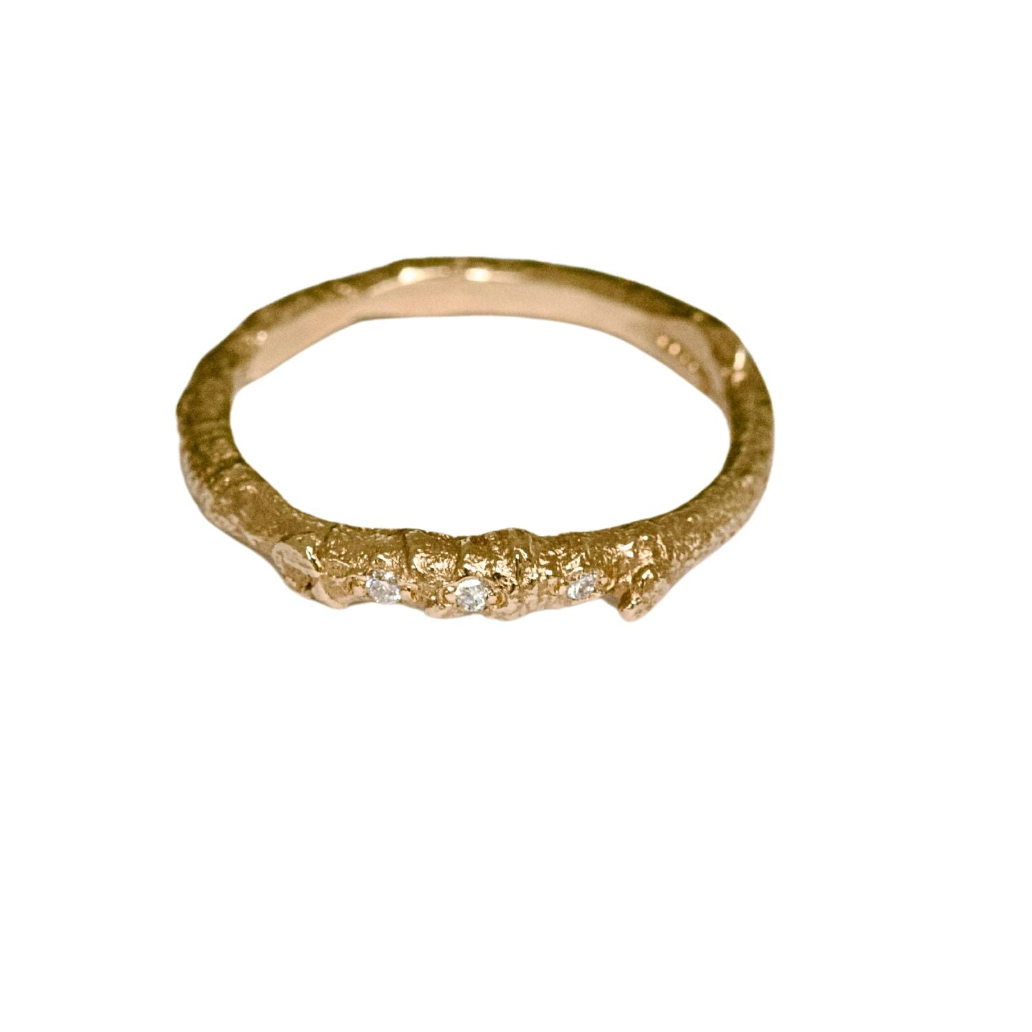 9ct gold nature wedding ring