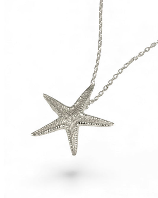 Sterling Silver Starfish Necklace