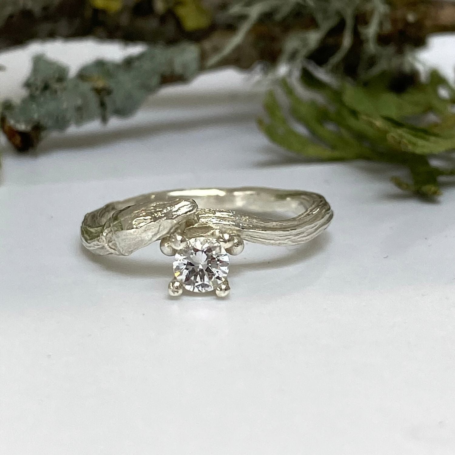 Nature Inspired Engagement Ring For Sale At Lowest Price