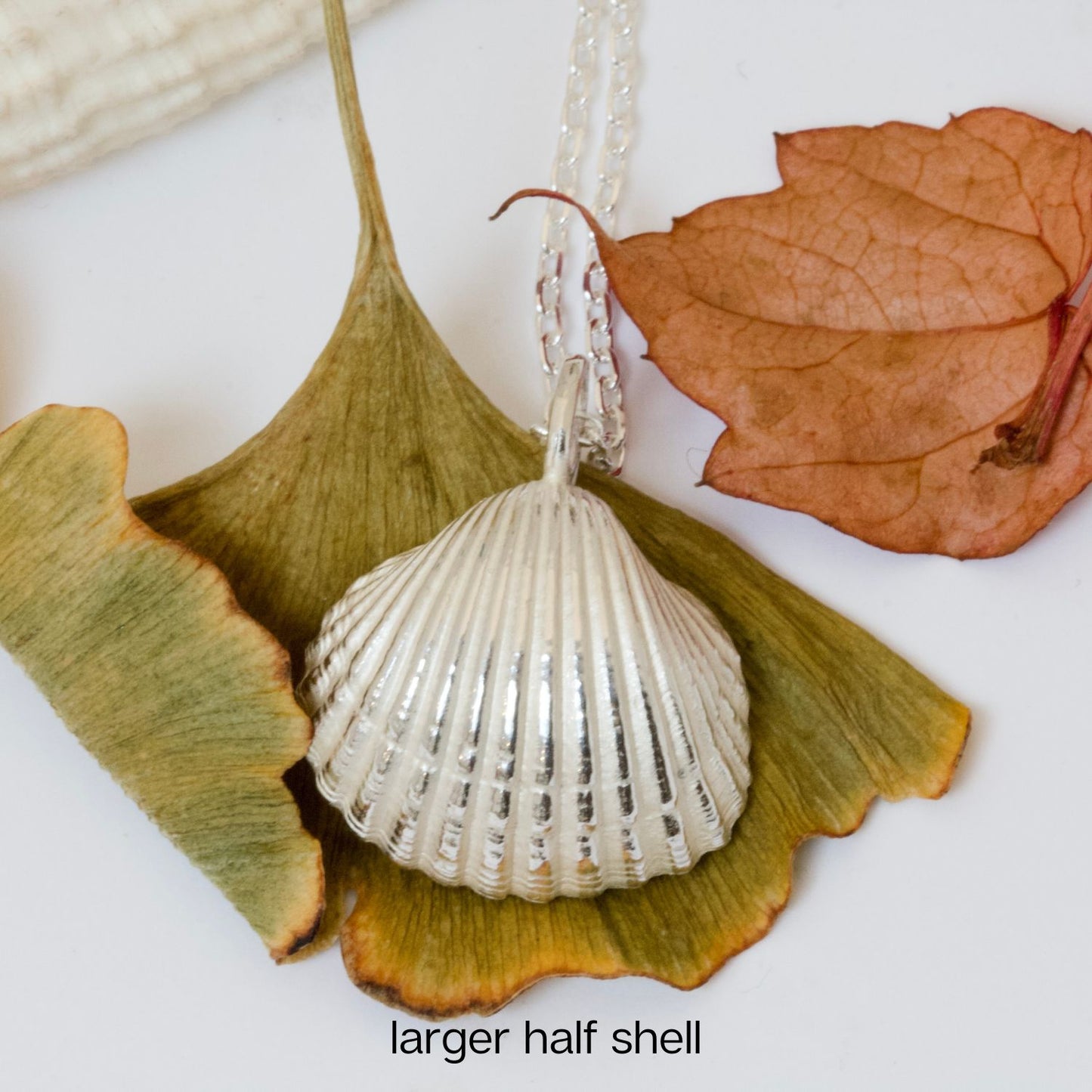 Shell Necklace in sterling silver