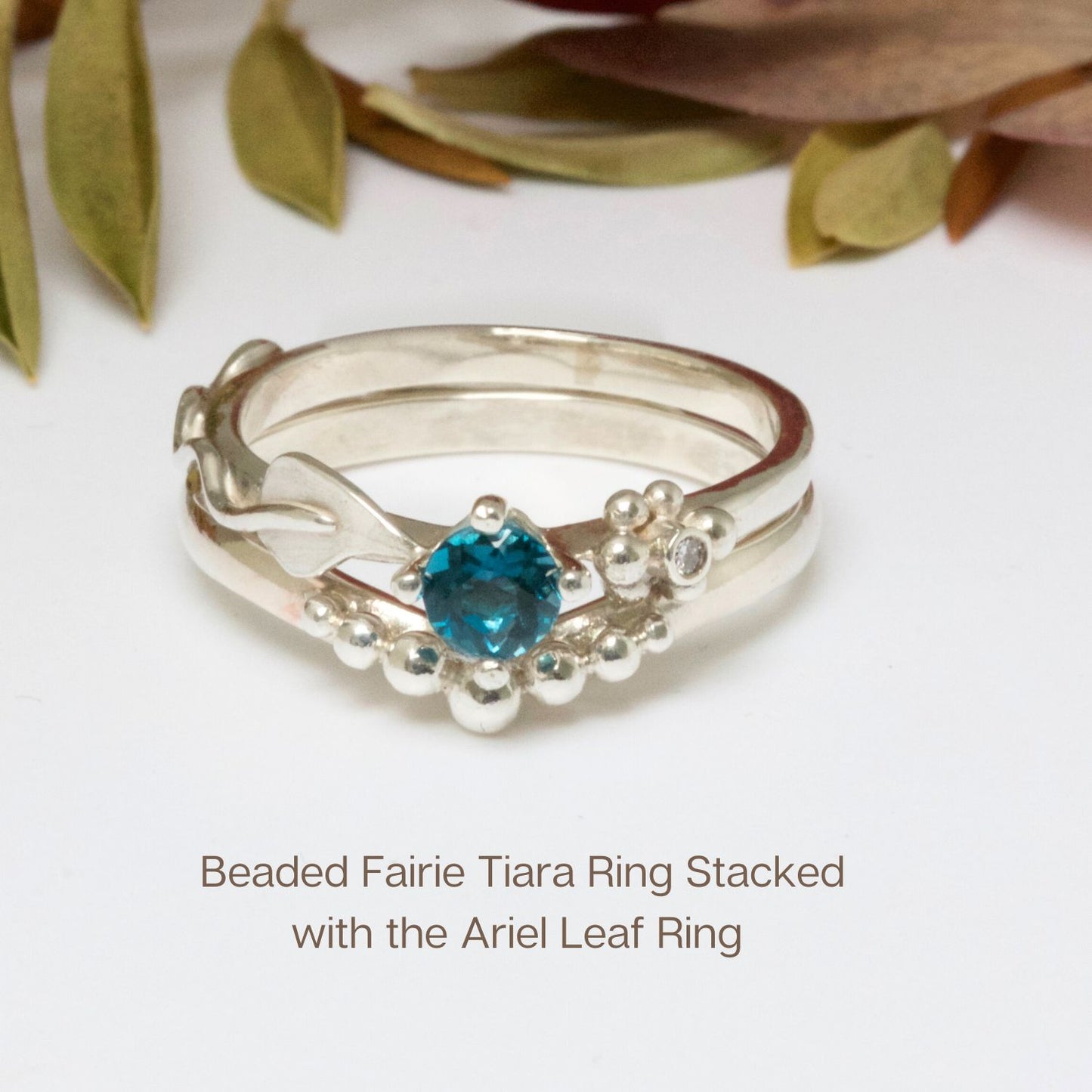 Beaded Fairie Tiara Ring