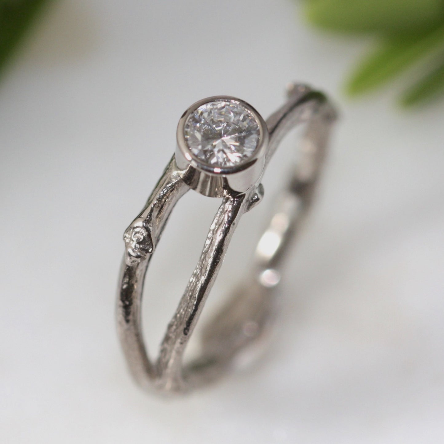 alternative diamond engagement ring