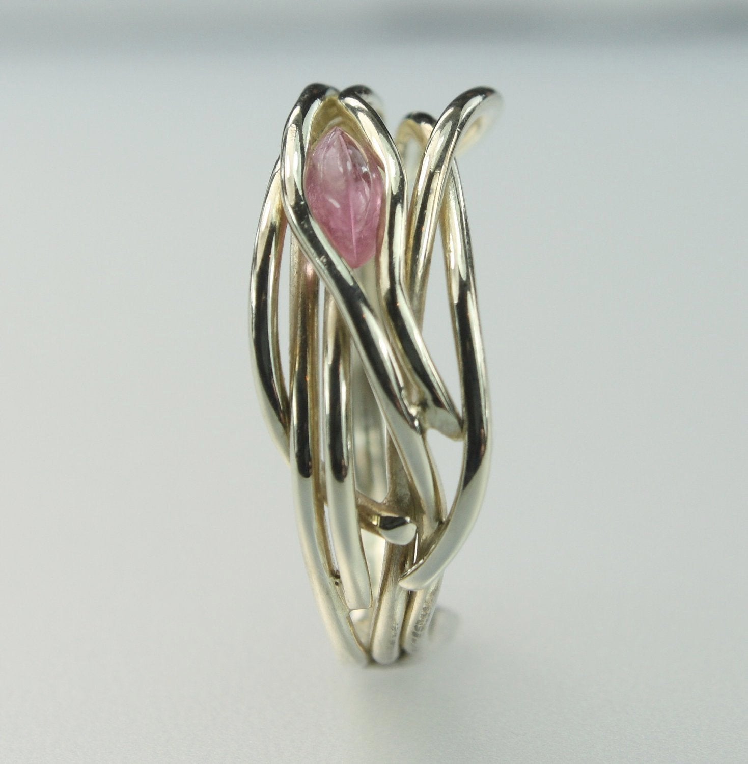 Handmade Entwined Gold Ring