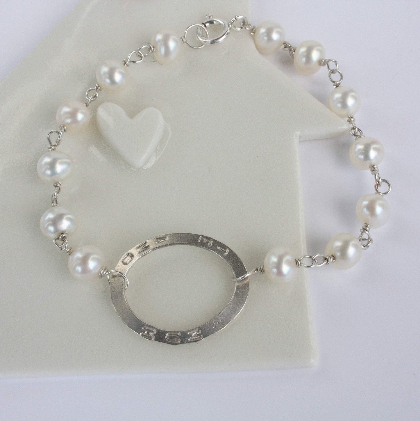 Personalised Pearl Bracelet