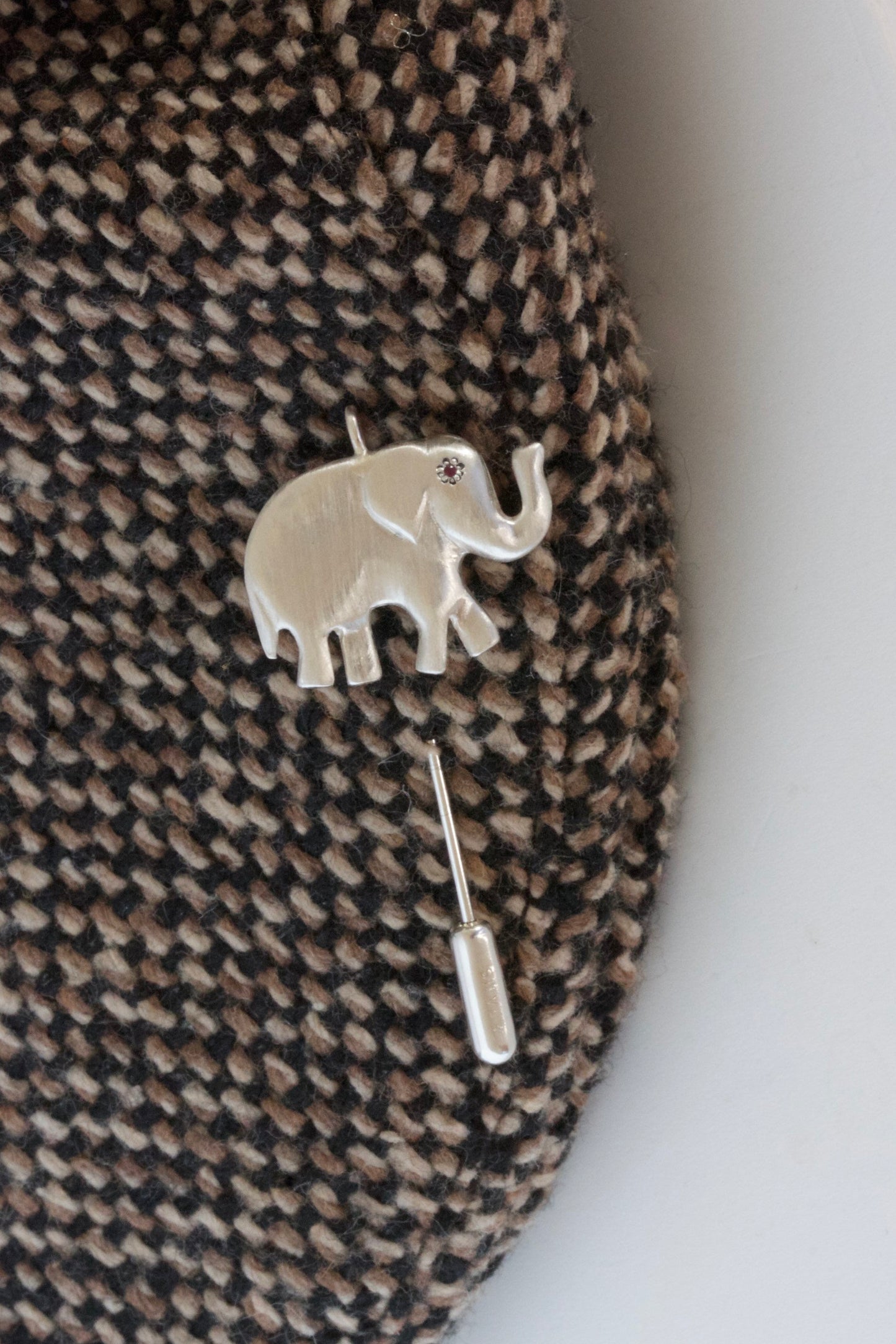 elephant lapel pin