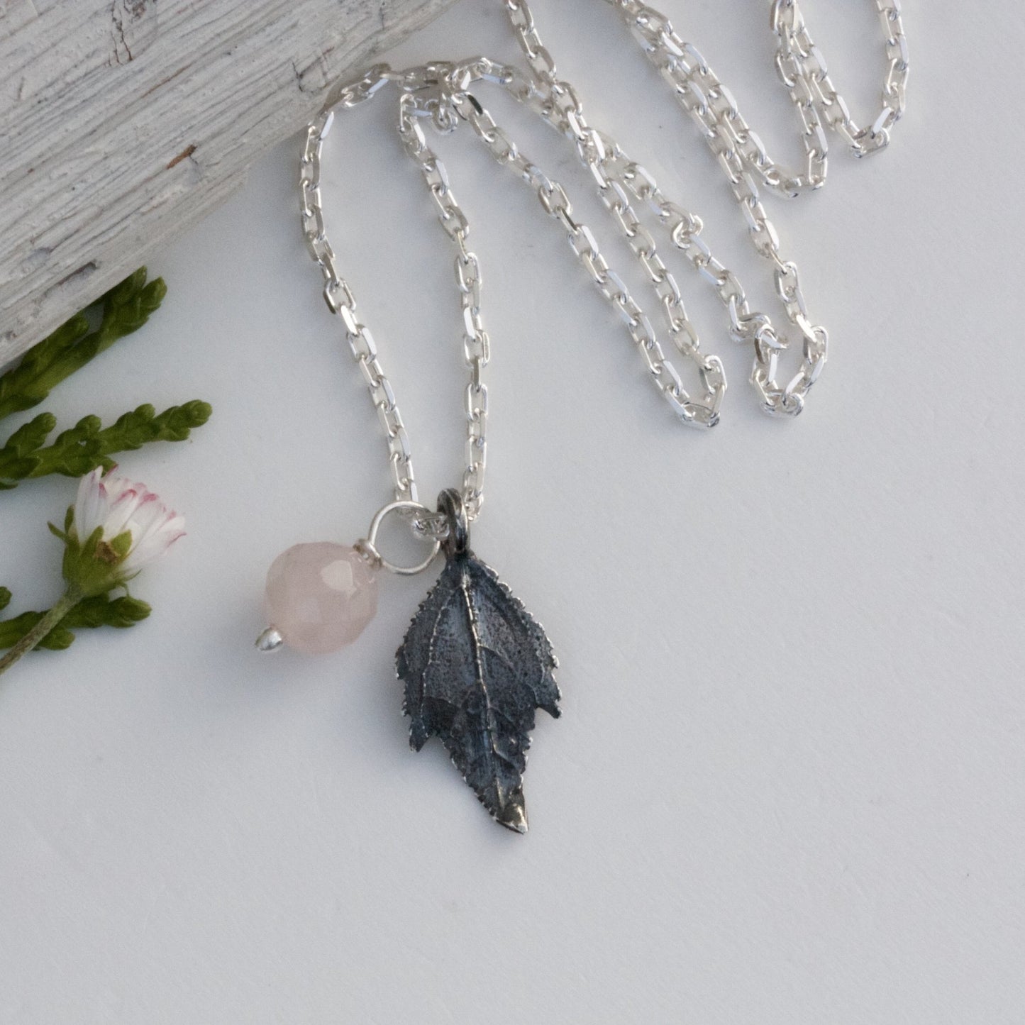 Tiny Leaf Necklace