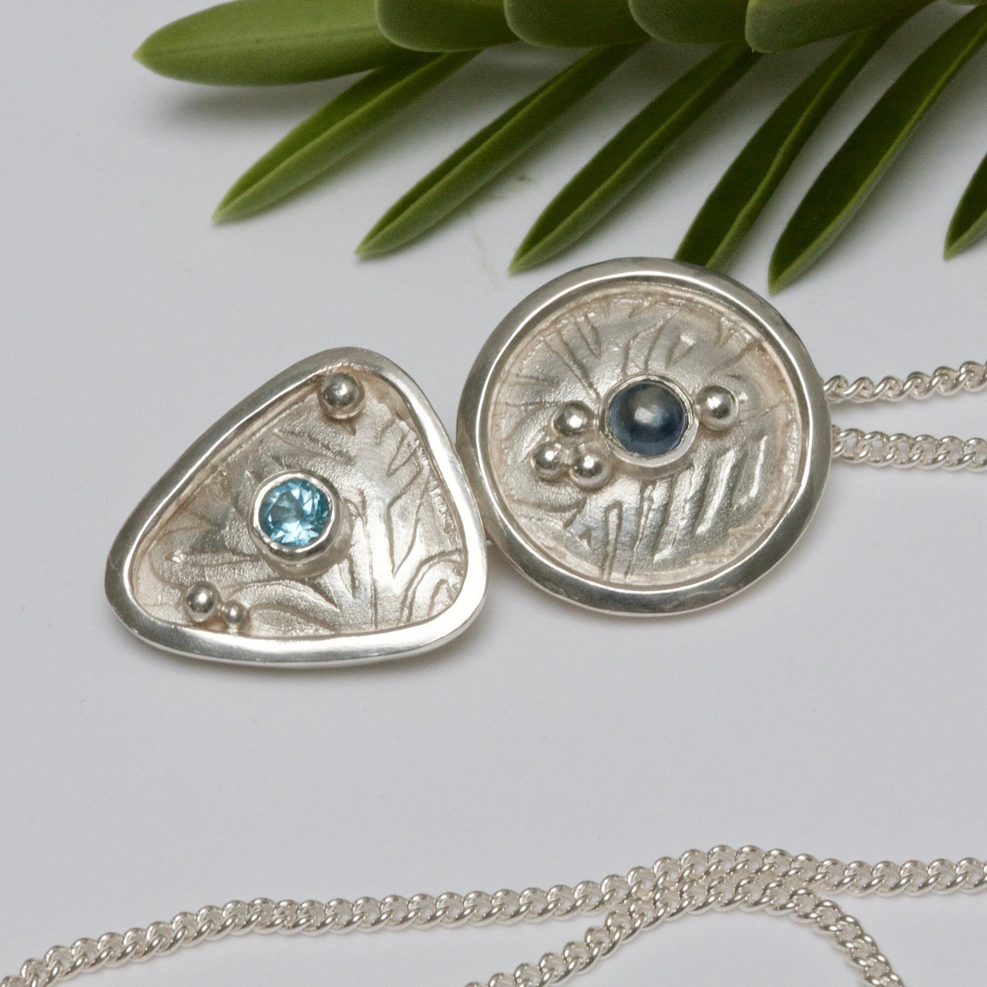 Silver Boudicca Shield Necklace