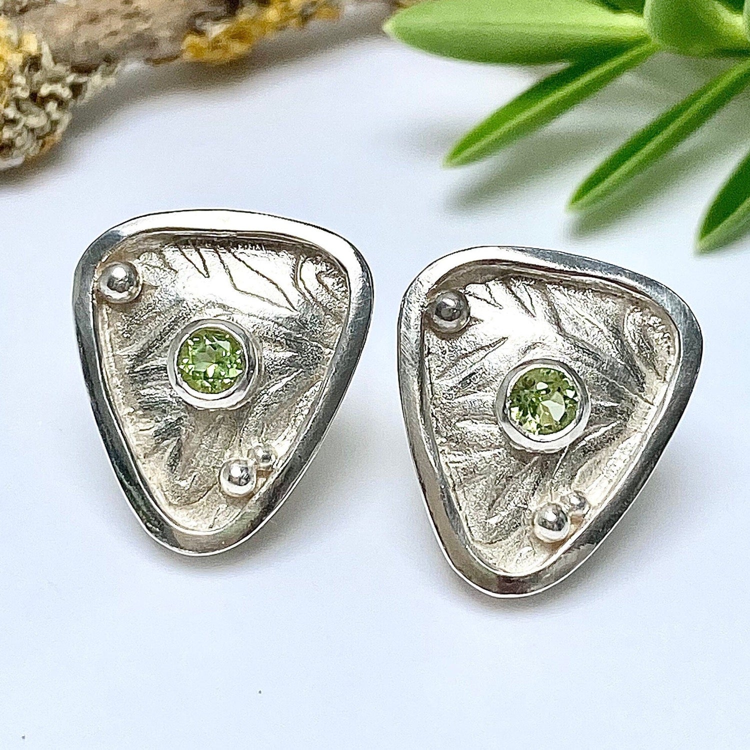 Boudicca shield earrings