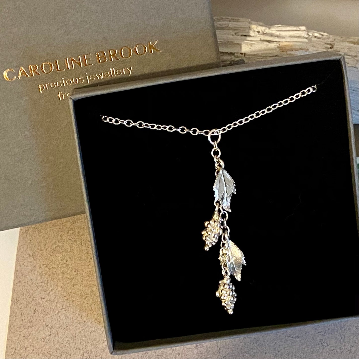 Silver Grapevine Necklace