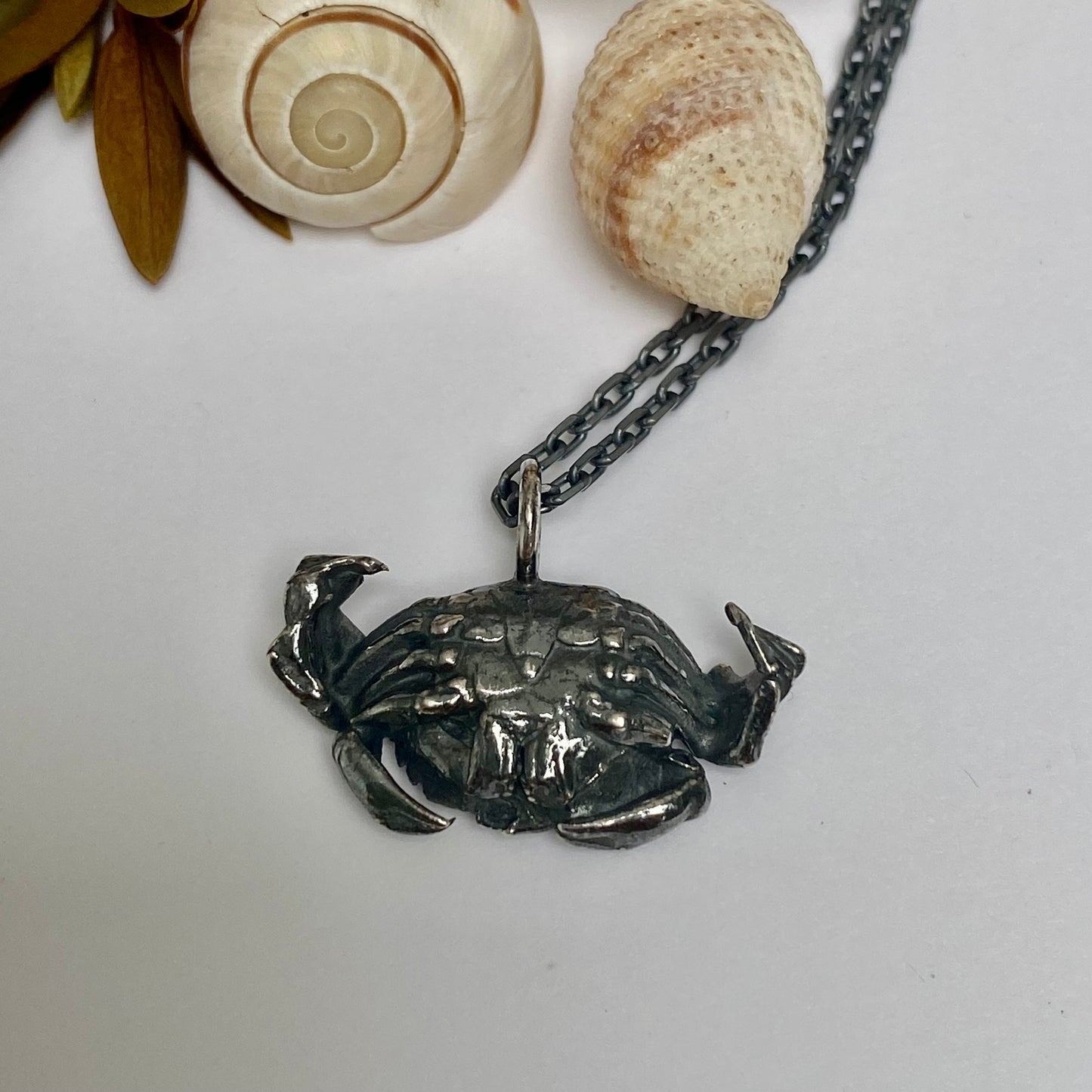 black crab necklace