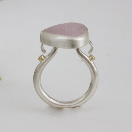 Sculptural Modern Sapphire Ring