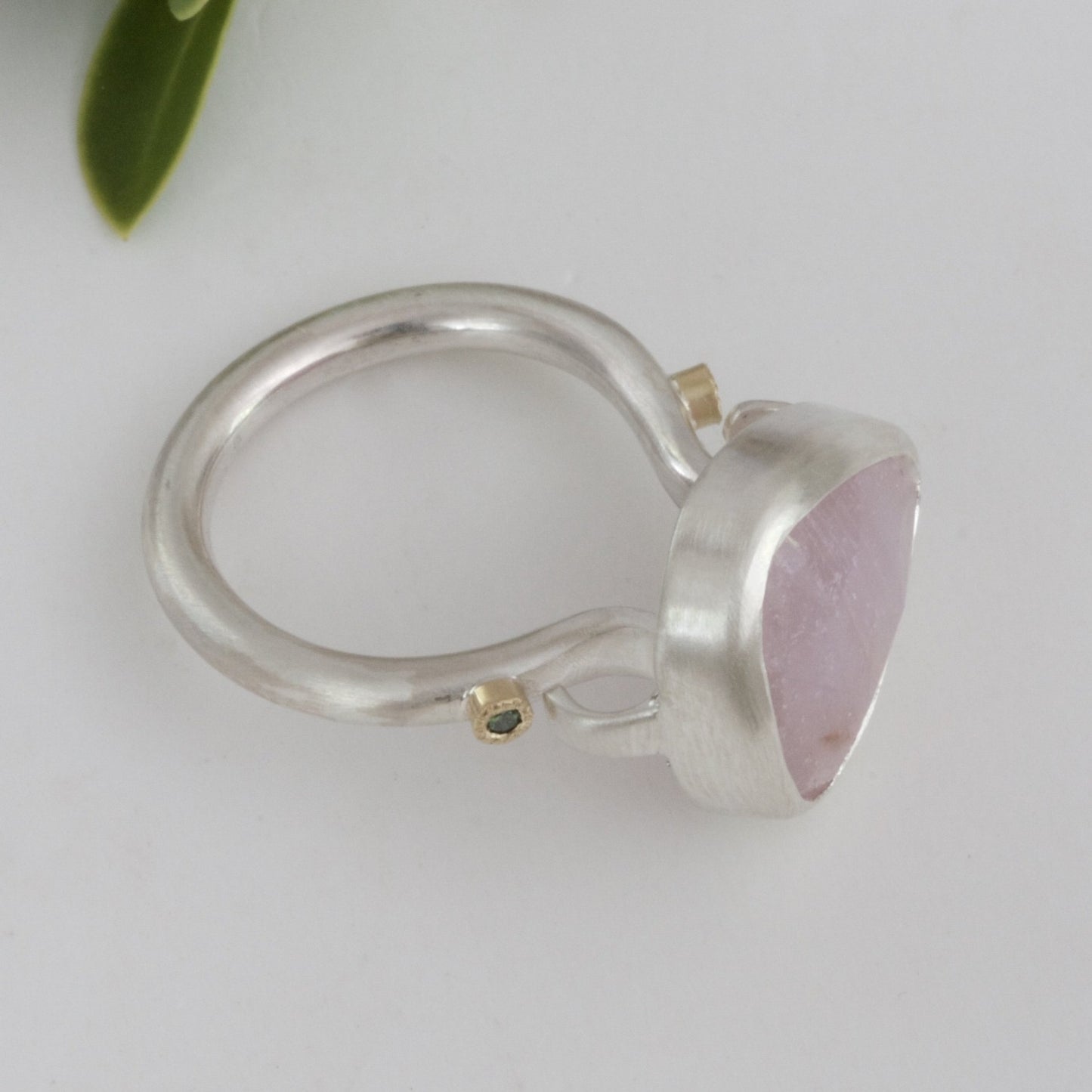 unique pink sapphire ring