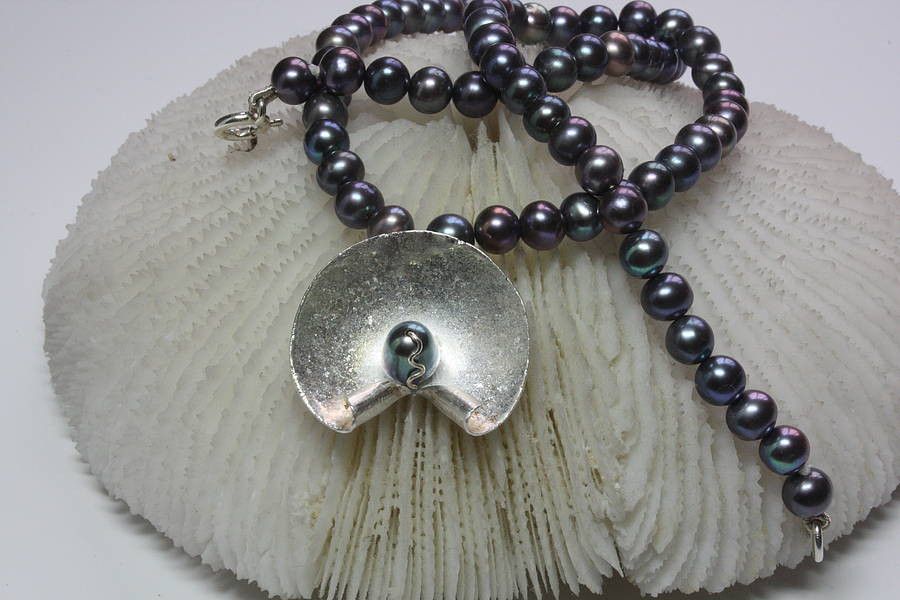 Silver and Freshwater Pearl Necklace